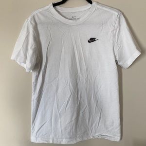 White Nike Tee, Mens S